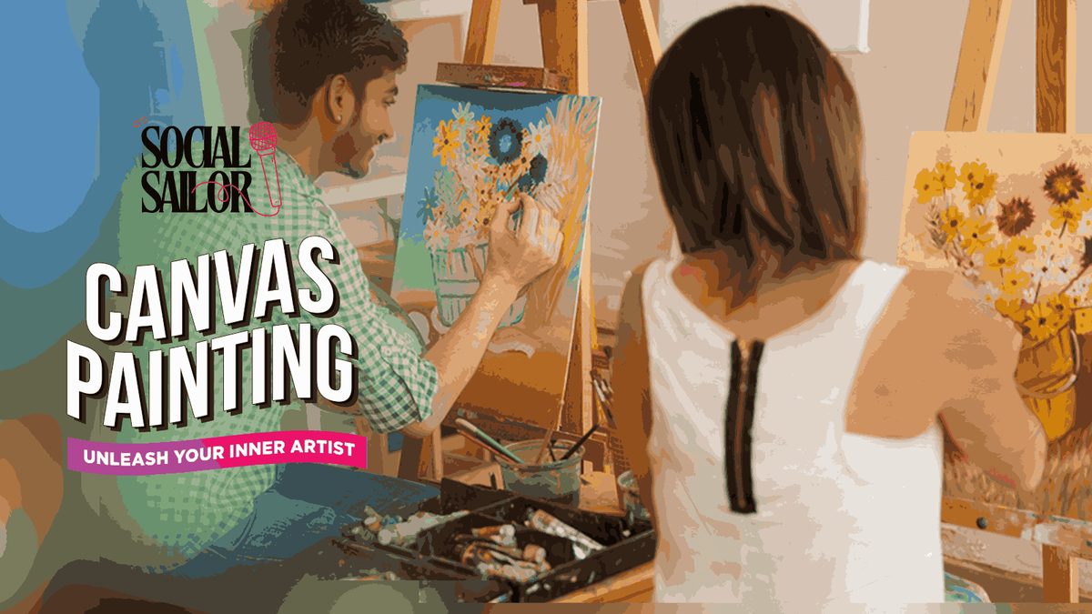 Canvas Painting Date - For Couples and Friends, 19 July | Event in Bangalore | AllEvents