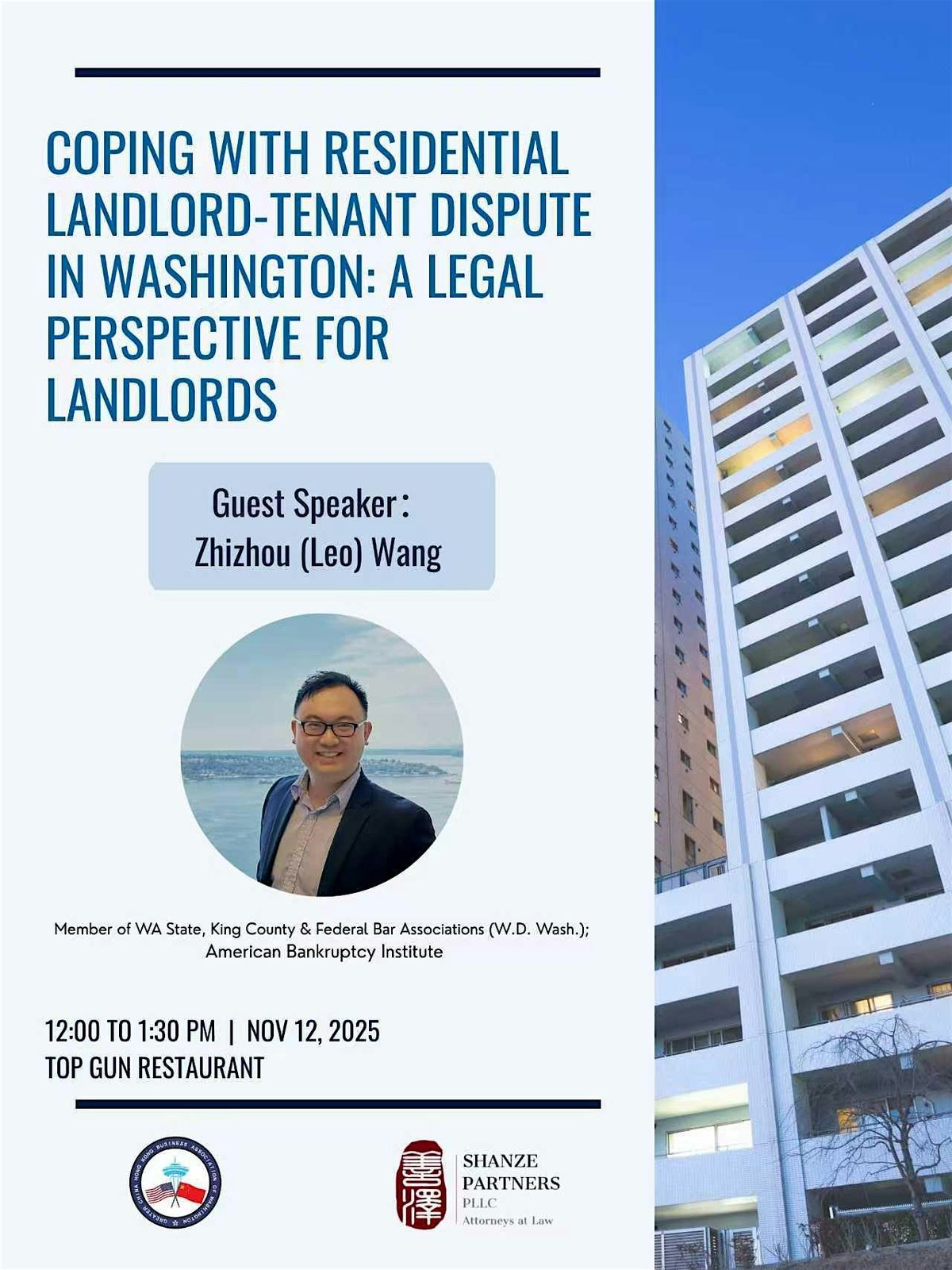 Coping with Residential Landlord-Tenant Dispute in Washington, 17 December | Event in Bellevue | AllEvents