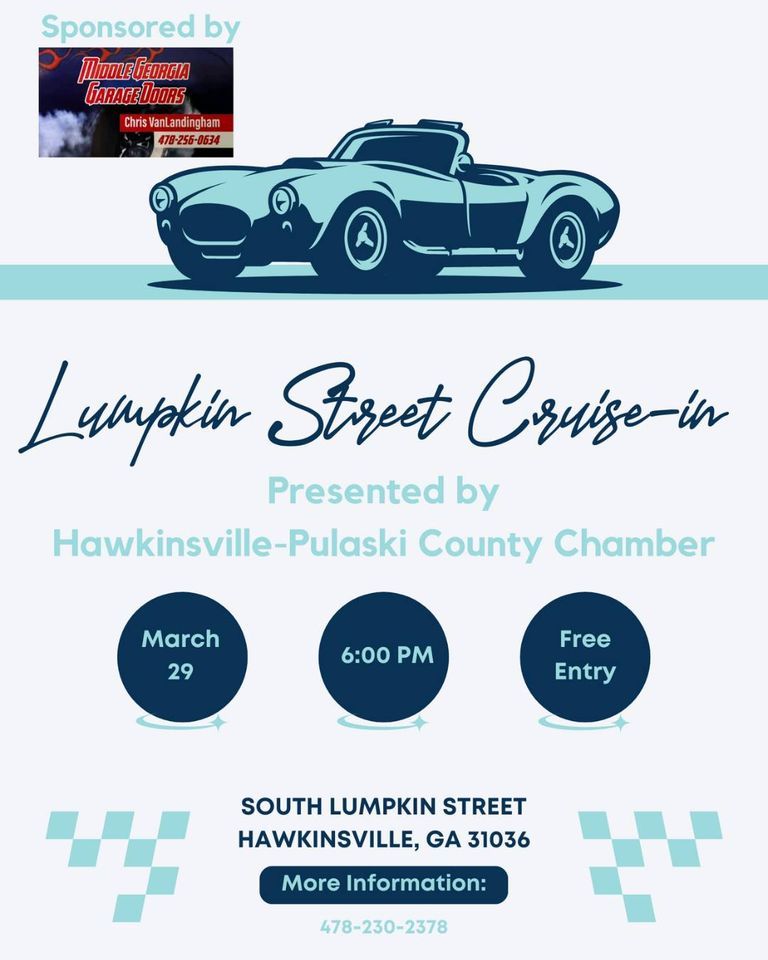 Lumpkin Street Cruisein , S Lumpkin St, Hawkinsville, GA 31036, United
