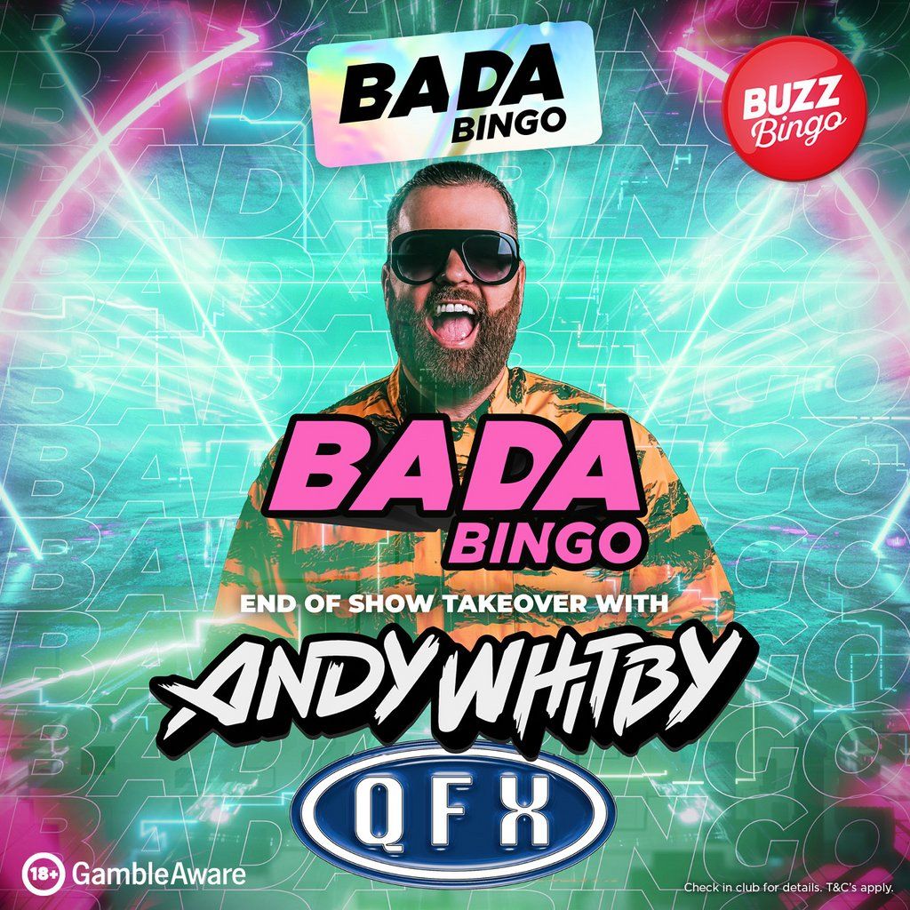Bada Bingo Feat Andy Whitby & QFX | South Shields 17/10/25, 17 October | Event in Sunderland | AllEvents