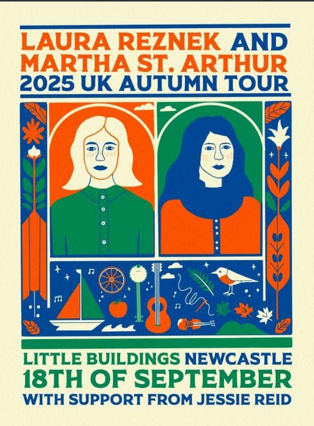 Laura Reznek//Martha St Arthur with Jessie Reid, 18 September | Event in Newcastle Upon Tyne | AllEvents