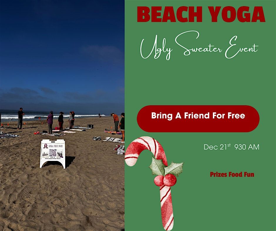 Beach Yoga Ugly Swearer Class Bring a Friend for Free, 21 December | Event in Carlsbad | AllEvents