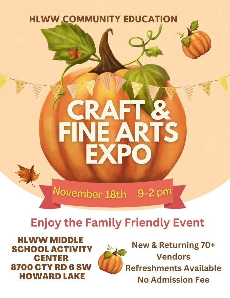 Craft and Fine Art Expo, Howard Lake Waverly Winsted High School