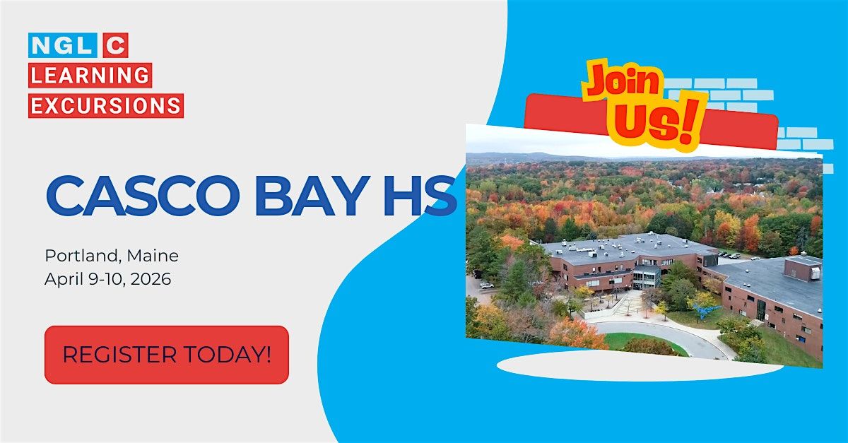 Spring 2026 NGLC Learning Excursion to Casco Bay High School, 9 April | Event in Portland | AllEvents