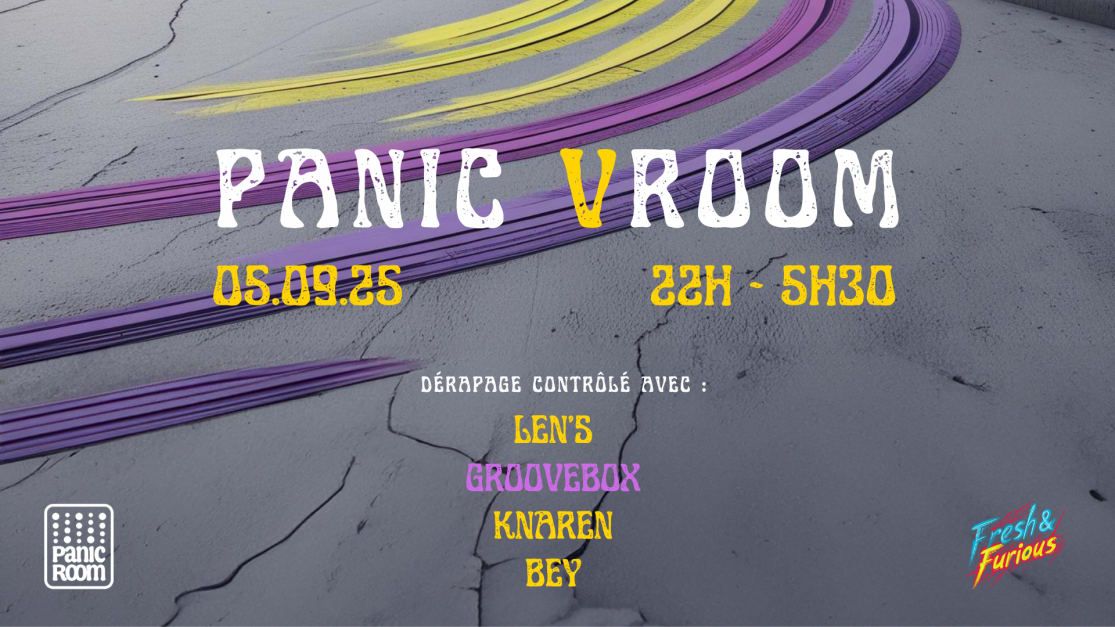 Panic Vroom - Fresh & Furious in Paris, 5 September | Event in Paris | AllEvents