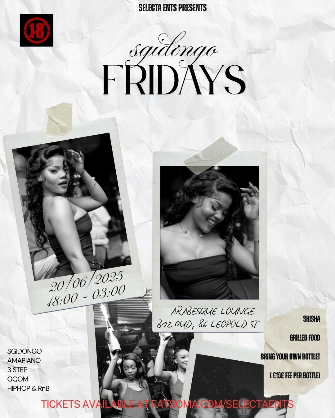 SGIDONGO FRIDAYS | Event in Birmingham | AllEvents