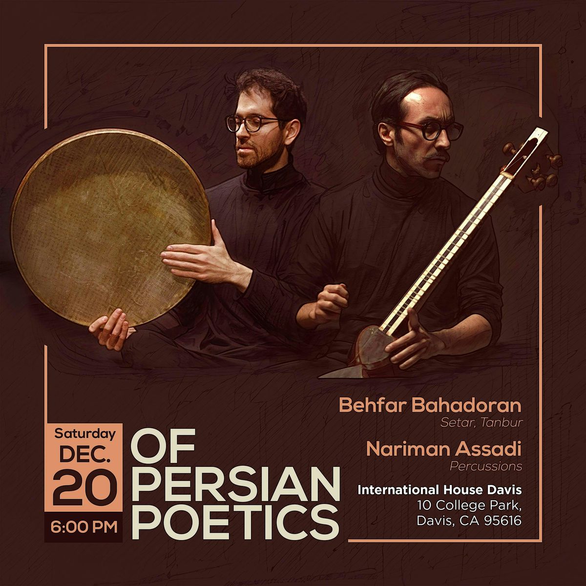 Of Persian Poetics, 20 December | Event in Davis | AllEvents