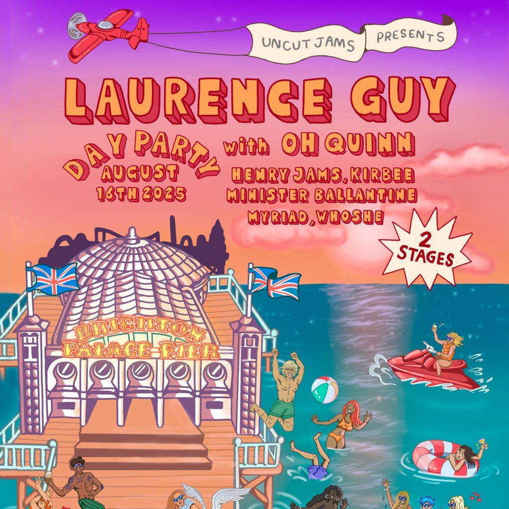 Uncut Jams Day Party with Laurence Guy and Oh Quinn, 16 August | Event in Brighton | AllEvents