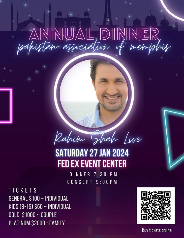 Pakistan Association of Memphis Annual Dinner 2024, FedEx Event Center