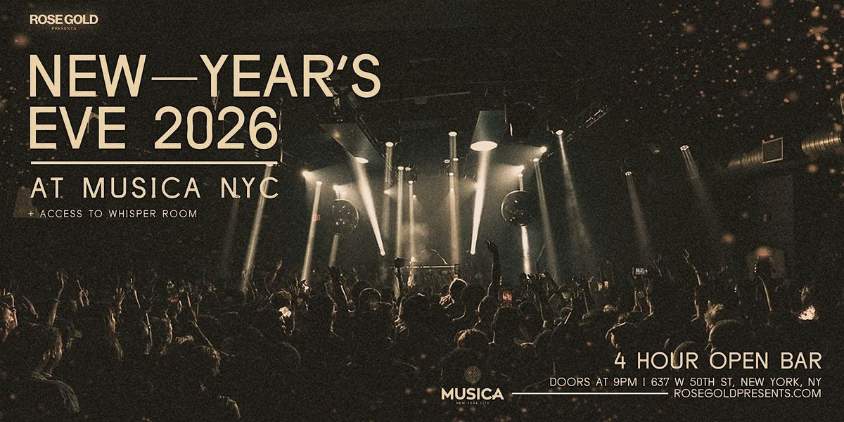 New Year's Eve at Musica, 31 December | Event in New York | AllEvents