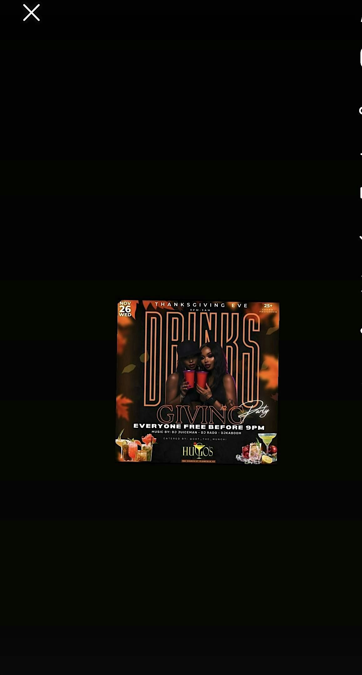 DRINKSGIVING-Thanksgiving Eve Celebration! FREE TIL 9PM | Event in Plainfield | AllEvents