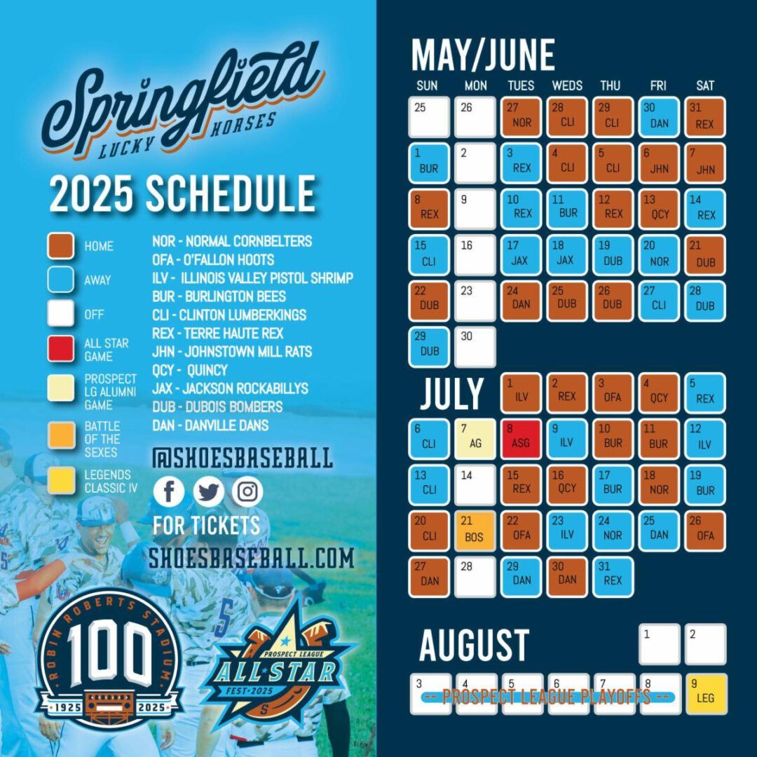 Normal Cornbelters at Springfield Lucky Horseshoes at Robin Roberts Stadium at Lanphier Park, 18 July | AllEvents