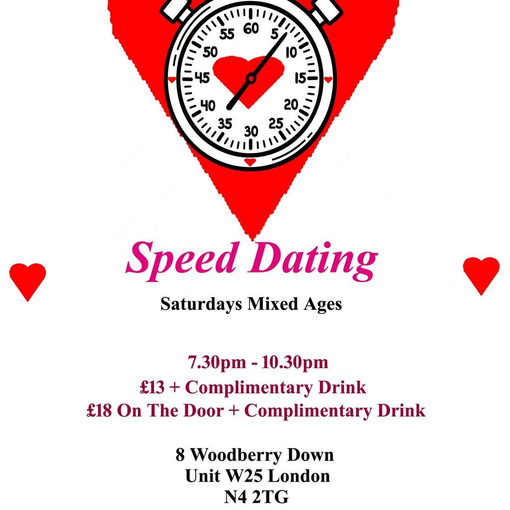 Speed dating  mixed ages Saturdays, 3 January | Event in London | AllEvents