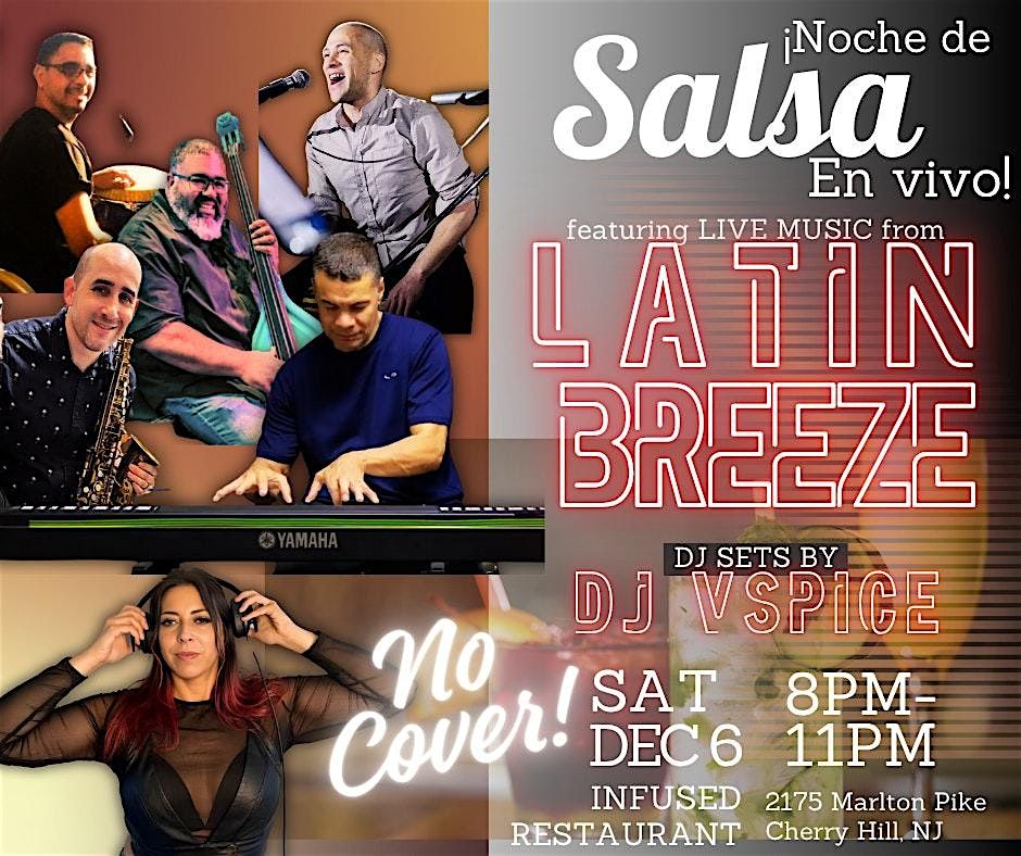 LATIN JAZZ & SALSA BAND LIVE !!, 6 December | Event in Cherry Hill Township | AllEvents