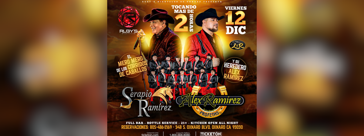 SERAPIO RAMIREZ & ALEX RAMIREZ, 12 December | Event in Oxnard | AllEvents