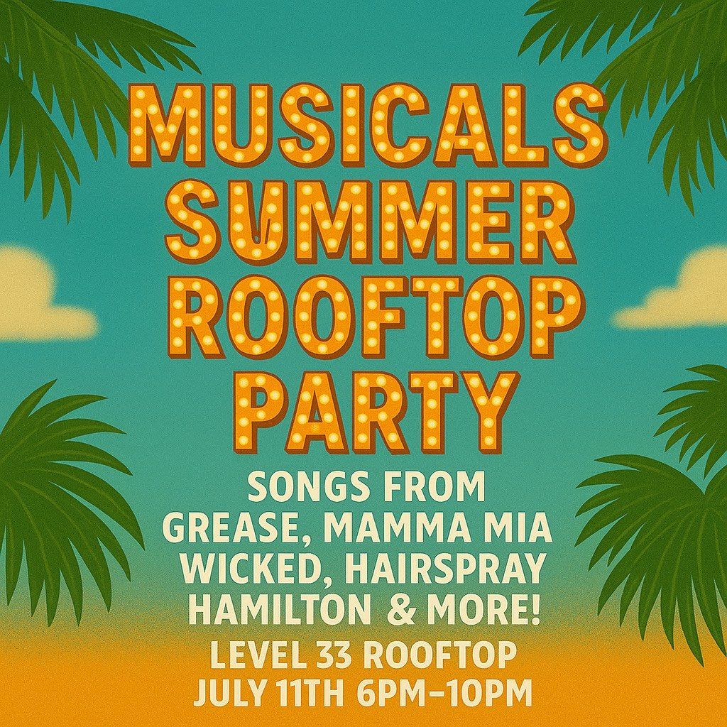 The Musicals Summer Rooftop Party, 11 July | Event in Plymouth | AllEvents