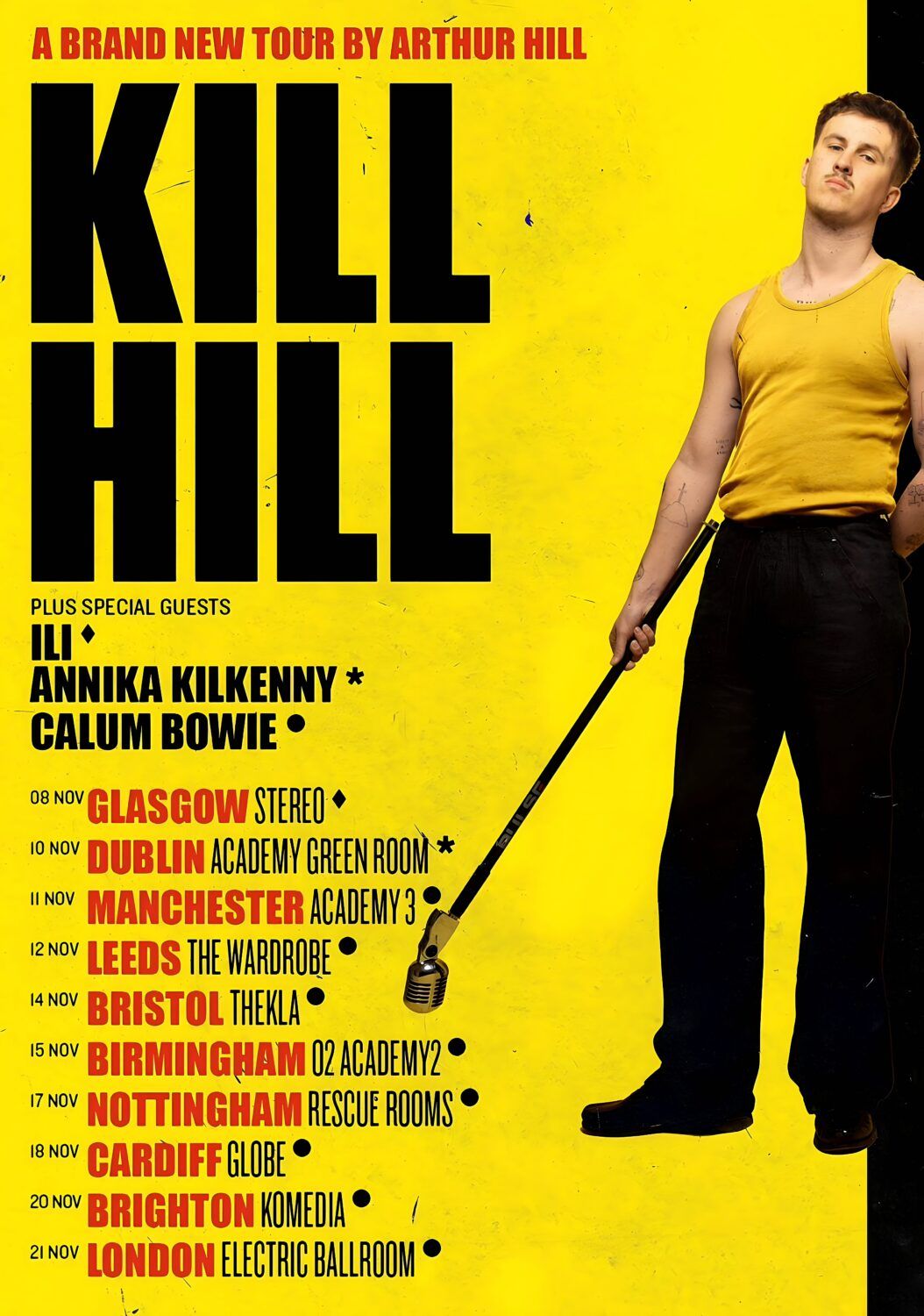 Arthur Hill Manchester Tickets, 23 November | Event in Manchester | AllEvents