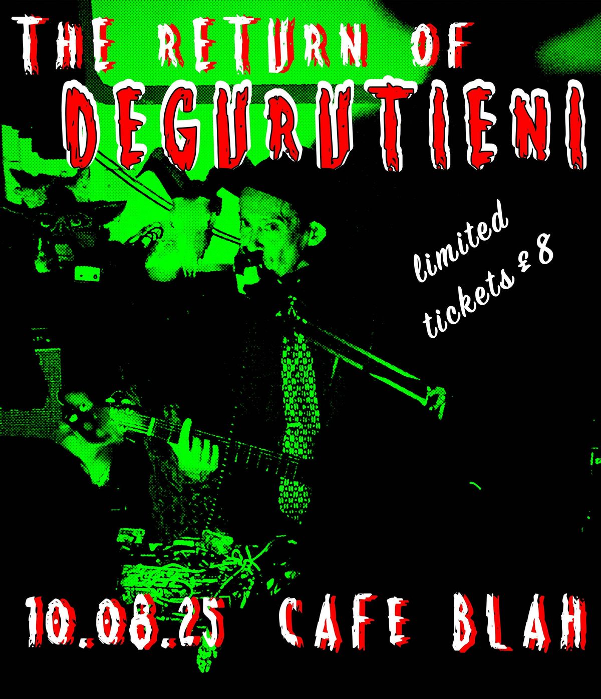 Degurutieni - Live at Café Blah, 10 August | Event in Manchester | AllEvents