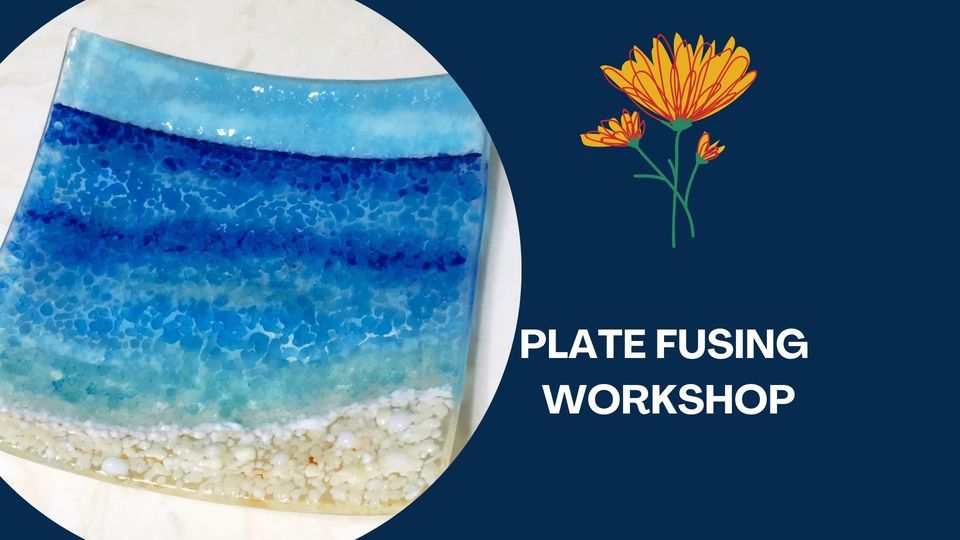 No School Plate Fusing The Glass Bar, Needham, January 15