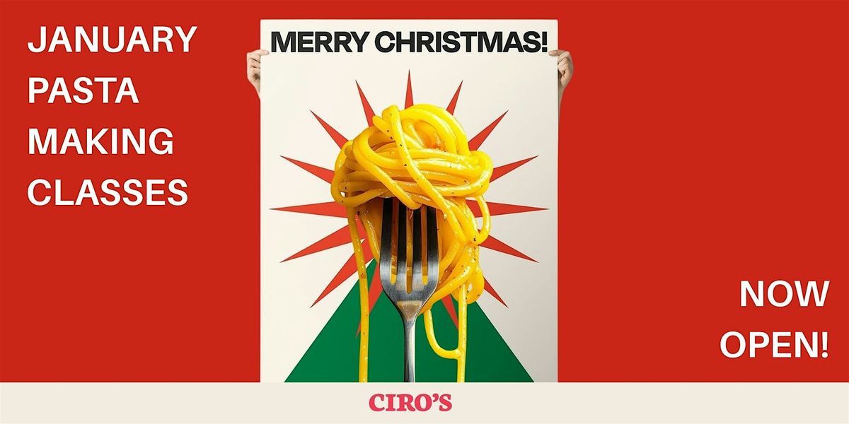 Beginner Fresh Pasta Workshop: CIRO'S, London N1, 11 January | Event in London | AllEvents