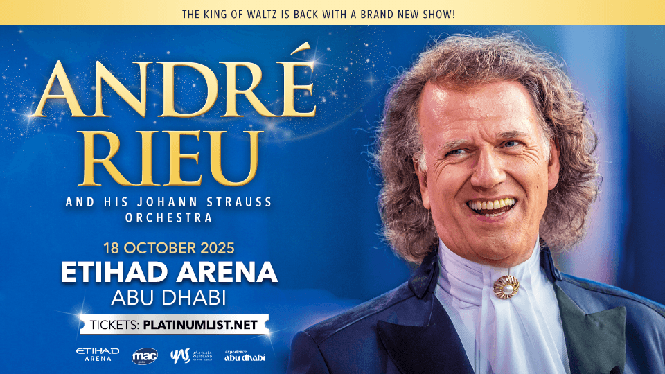 André Rieu & his Johann Strauss Orchestra at Etihad Arena in Abu Dhabi 2025, 18 October | Event in Abu Dhabi