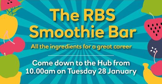 Rbs Smoothie Bar University Of The West Of Scotland January 28 Allevents In