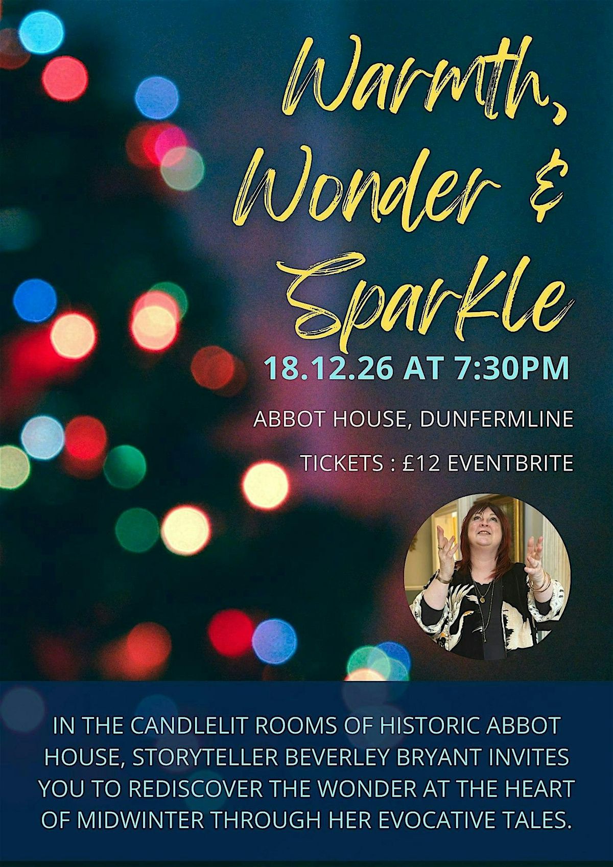 Warmth, Wonder & Sparkle, 18 December | Event in Dunfermline | AllEvents