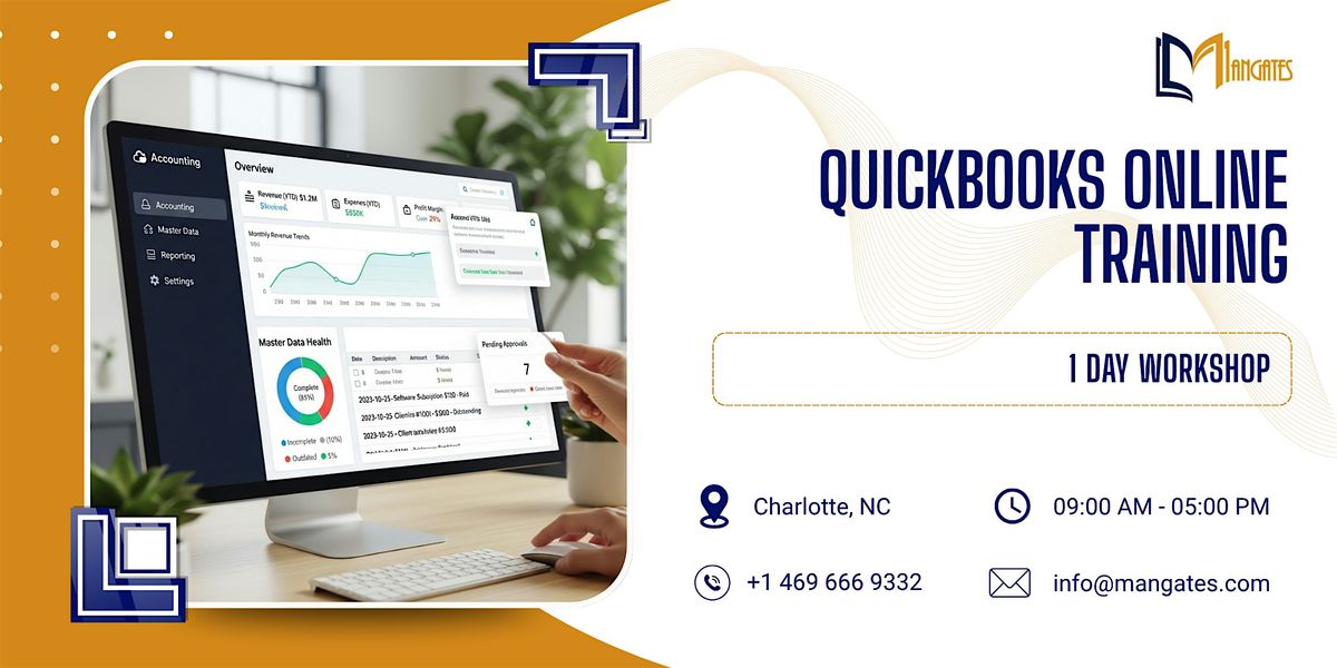 QuickBooks Online Training: 1 Day Workshop in Charlotte, NC, 28 November | Event in Charlotte | AllEvents
