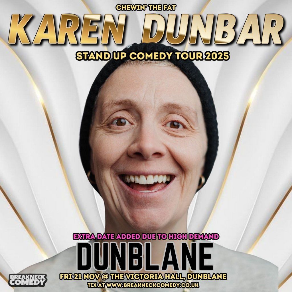 KAREN DUNBAR : Live, 21 November | Event in Dunblane | AllEvents