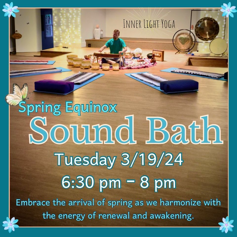 Spring Equinox Sound Bath, 830 S. Memorial Drive, Prattville, AL 36067