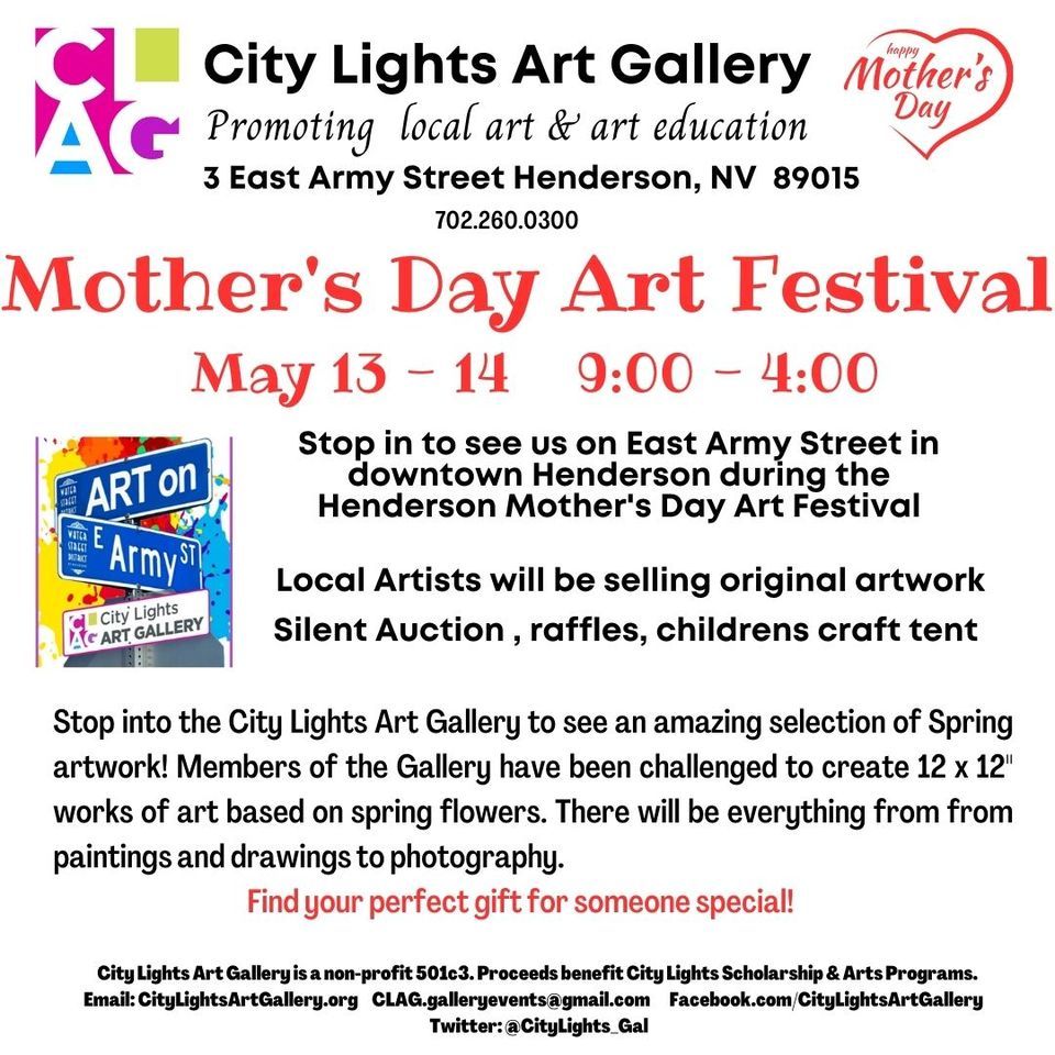Art Festival of Henderson (Mothers Day Weekend), City Lights Art