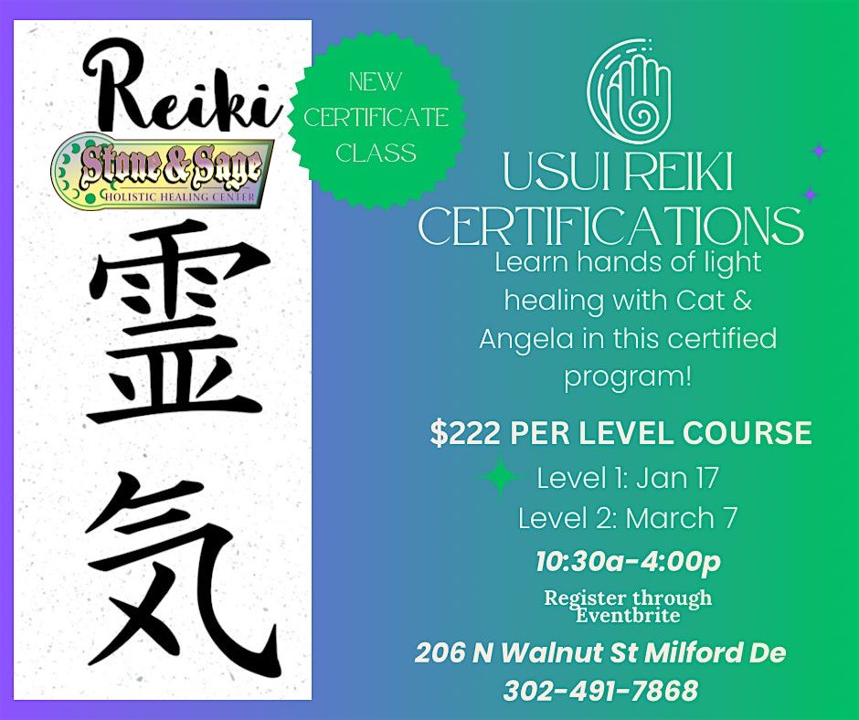 Usui Reiki Level 2 Training with Reiki Masters Cat & Miss Coexist, 7 March | Event in Milford | AllEvents