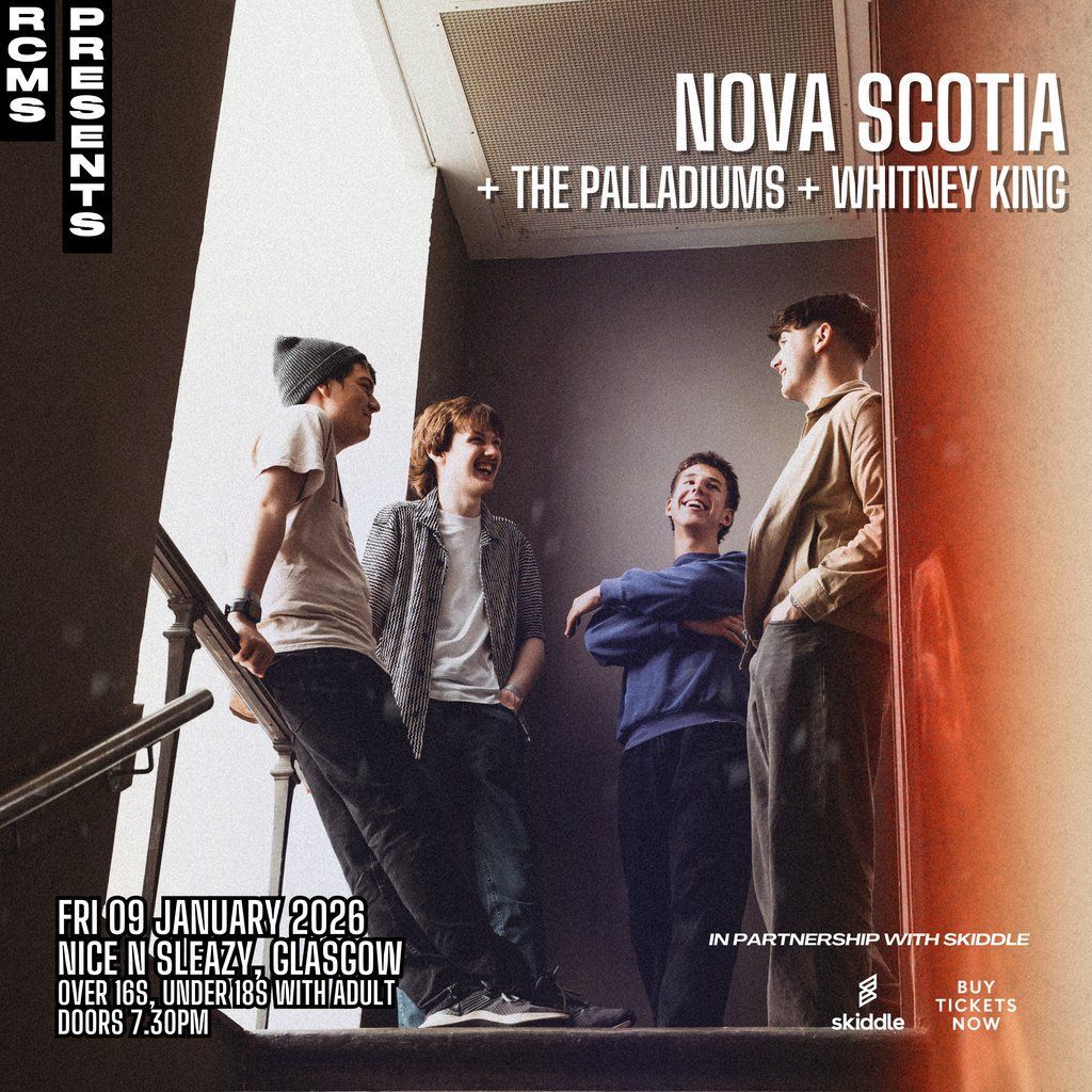 Nova Scotia, The Palladiums, Whitney King, 9 January | Event in Glasgow | AllEvents