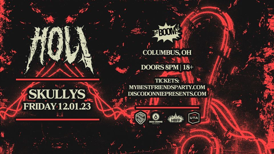 HOL! LeBOOM ! DEC 1 SKULLYS MUSIC DINER, Skully's MusicDiner