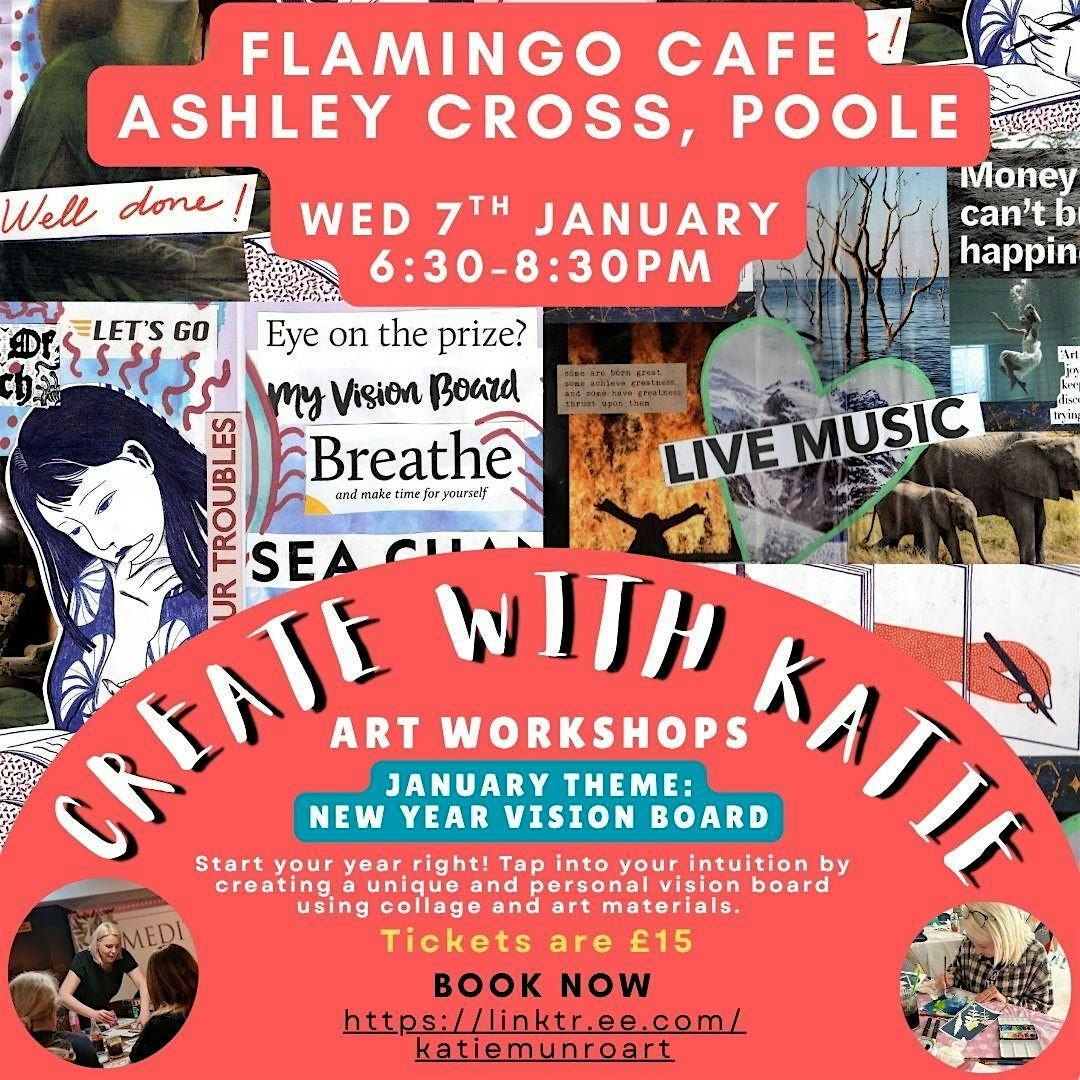 Create with Katie: New Year Vision Board, 7 January | Event in Poole | AllEvents