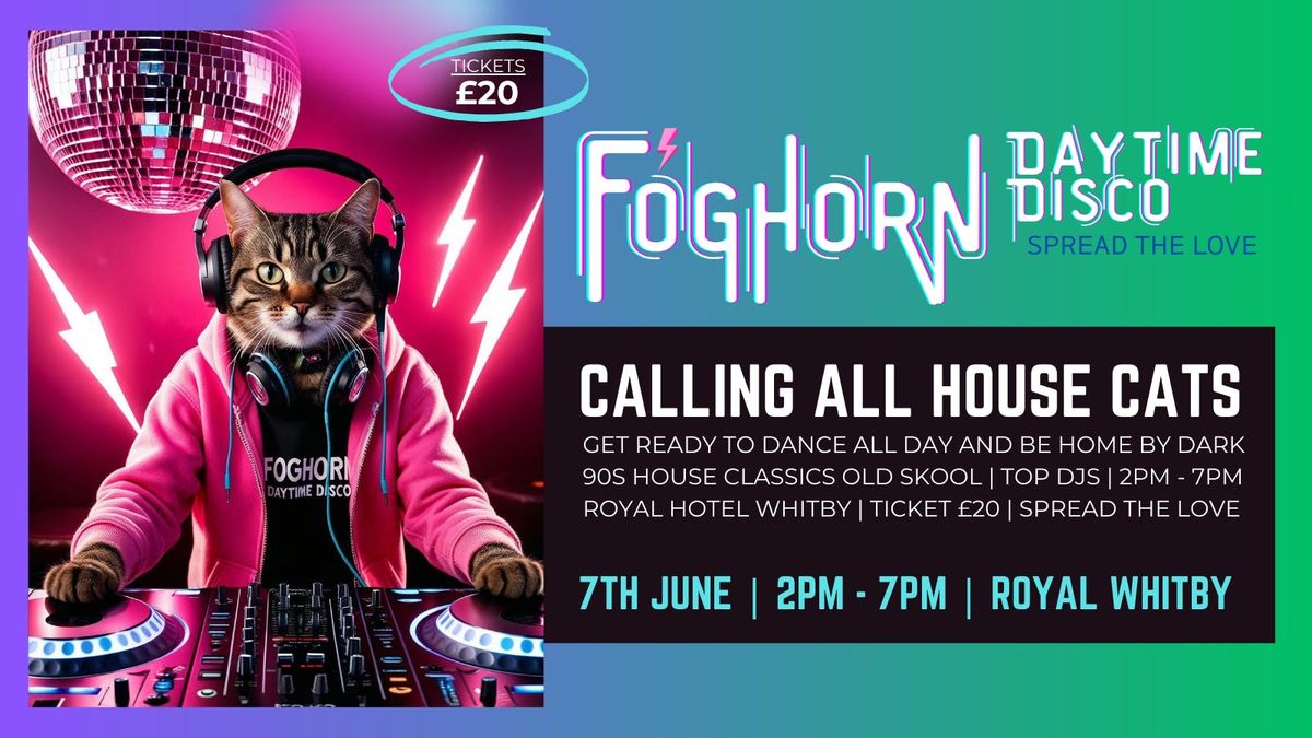 FOGHORN DAYTIME DISCO, 7 June | Event in Whitby | AllEvents