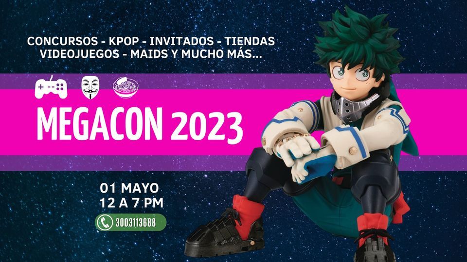 Megacon 2023 - Agosto, 29 October | Event in Pereira | AllEvents.in