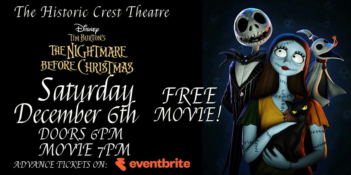 THE NIGHTMARE BEFORE CHRISTMAS SCREENING(FREE ADMISSION), 6 December | Event in Fresno | AllEvents