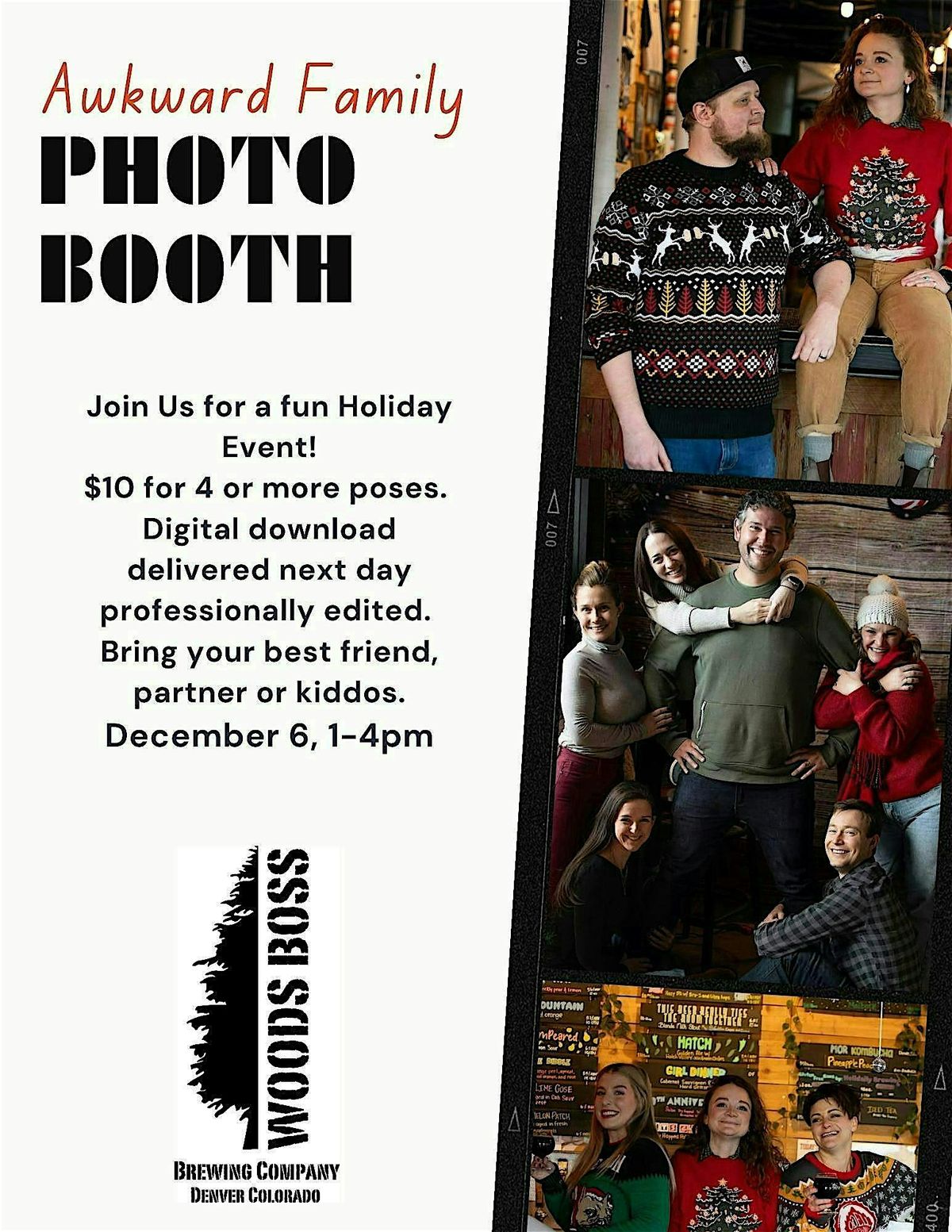 Awkward ard Family Photo Booth, 6 December | Event in Denver | AllEvents