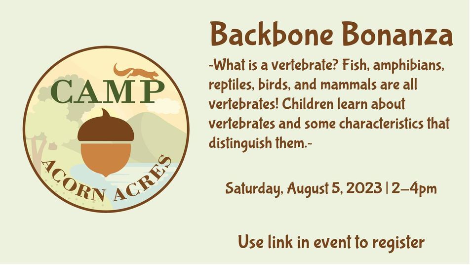 Backbone Bonanza Camp Acorn Acres, Freedom Memorial Park