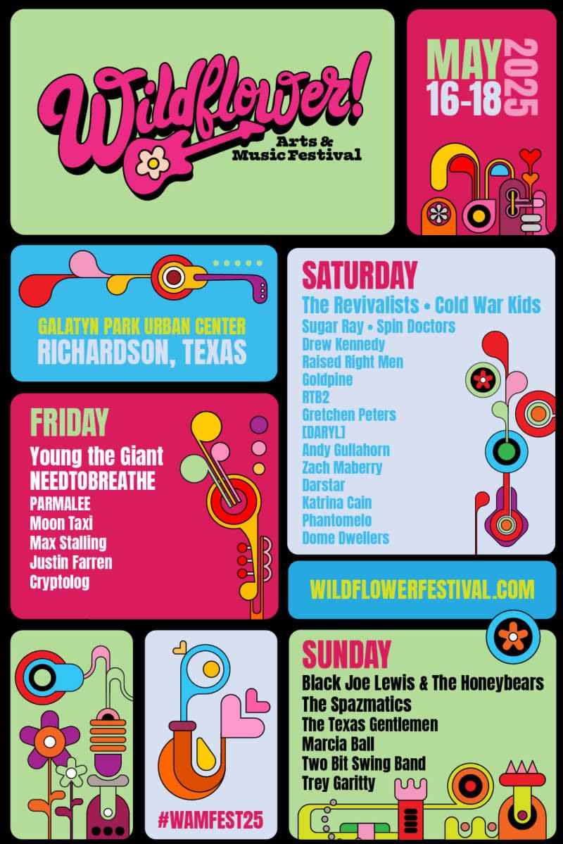Wildflower Arts and Music Festival - Saturday at Galatyn Park, 17 May | Event in Richardson | AllEvents