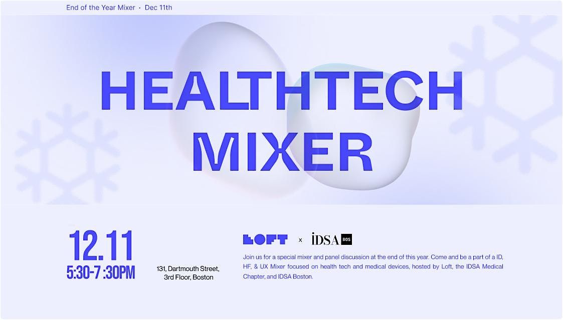 HealthTech Mixer, 11 December | Event in Boston | AllEvents