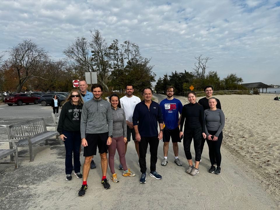 Popup Run Tods Point. Christmas Eve Edition, Tod's Point, Greenwich