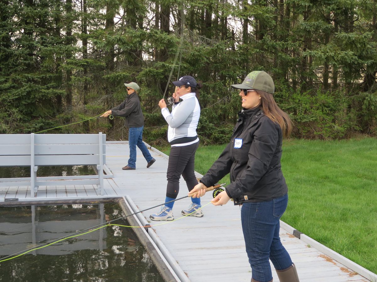 MWFF Casting at LLB Outdoor Discovery Center, Pineland Farms, New ...