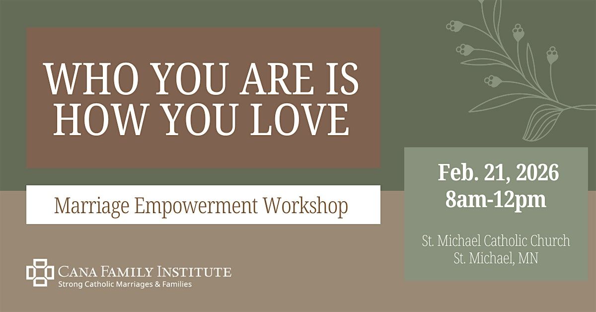 2025 Marriage Empowerment Workshop ~ St. Paul/Minneapolis, 21 February | Event in Saint Michael | AllEvents