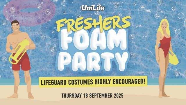 Surrey Freshers - Foam Party 💦, 18 September | Event in Guildford | AllEvents