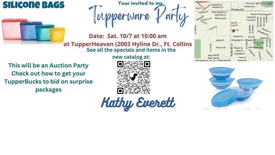 Tupperware Events Tupperware Party Invitation