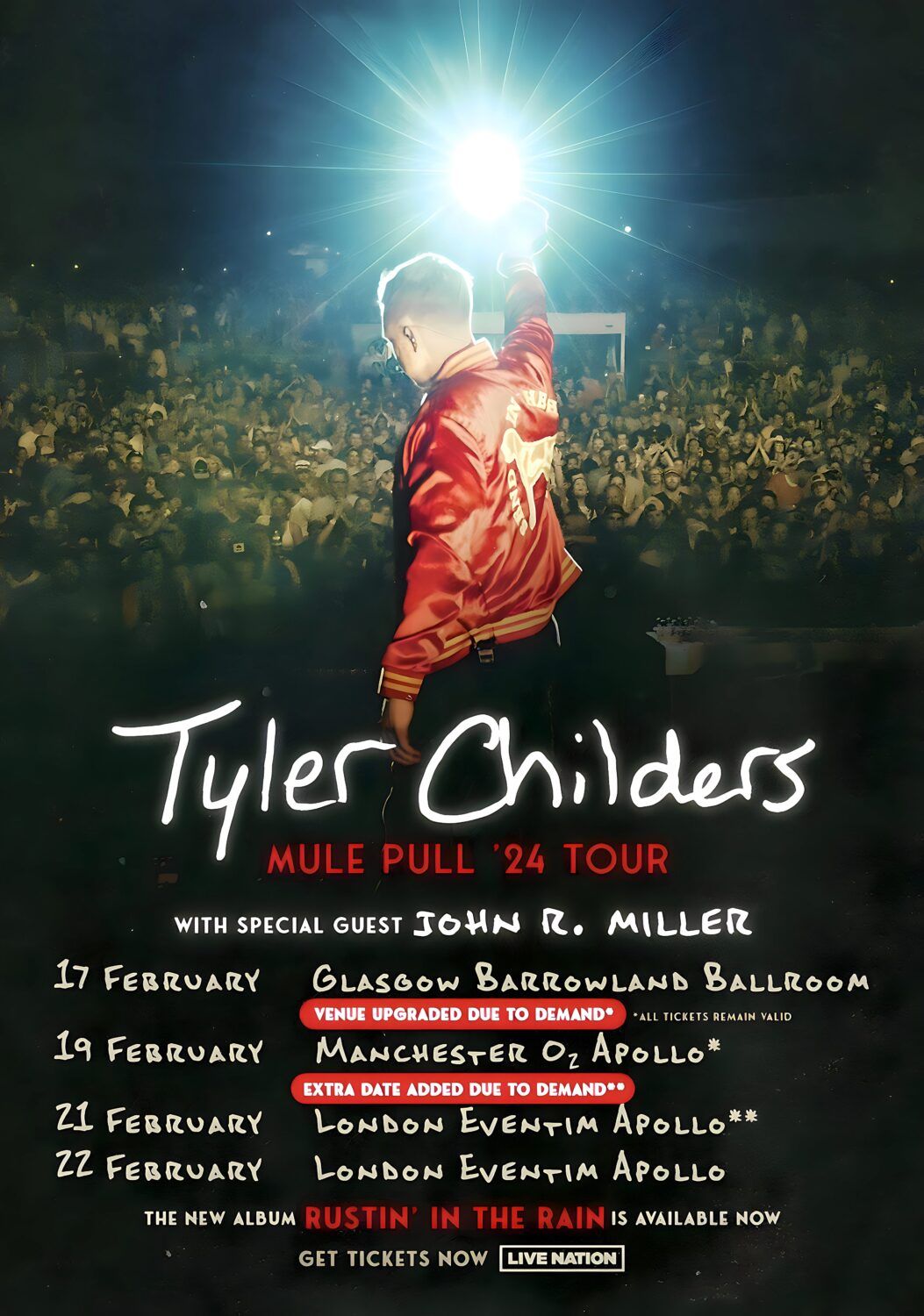 Tyler Childers Manchester Tickets, 8 March | Event in Manchester | AllEvents