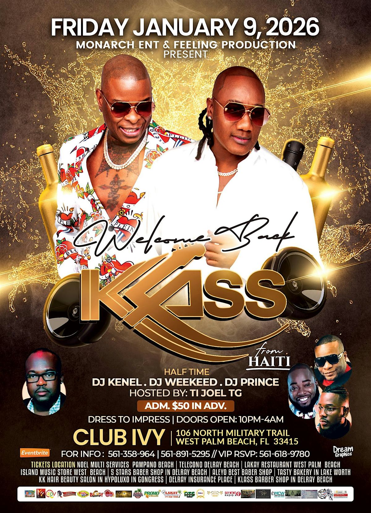 KLASS, 9 January | Event in West Palm Beach | AllEvents