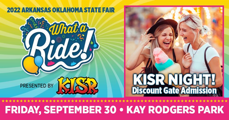 KISR Night, Kay Rodgers Park, Fort Smith, September 30 2025 AllEvents.in